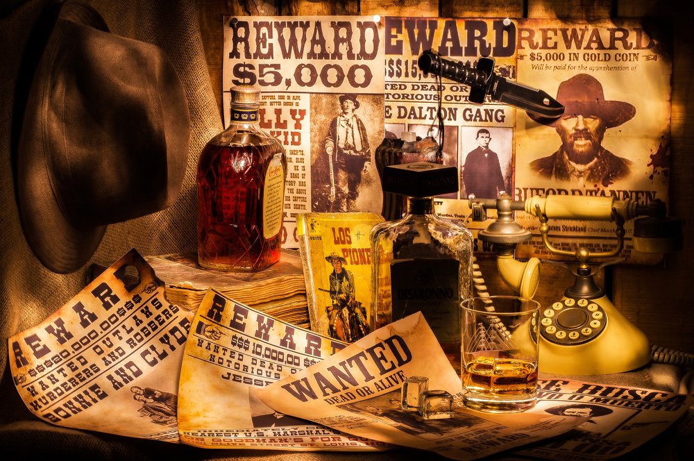 Wanted, conceptual creative photography