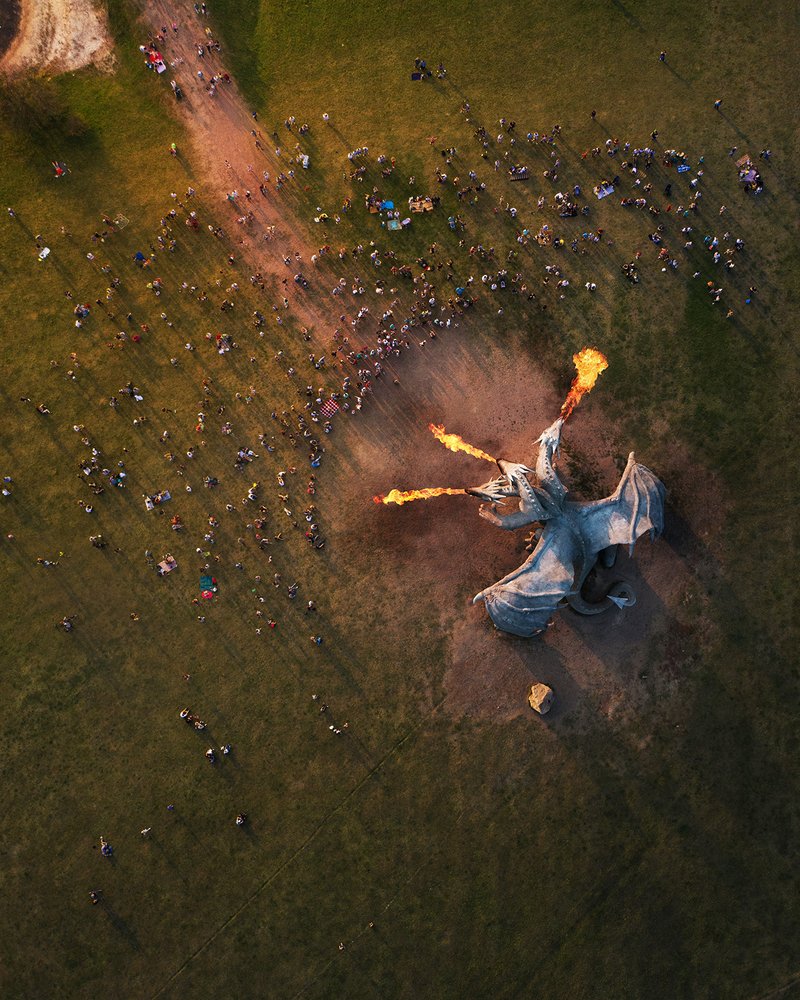 Zmey Gorynych fire show.