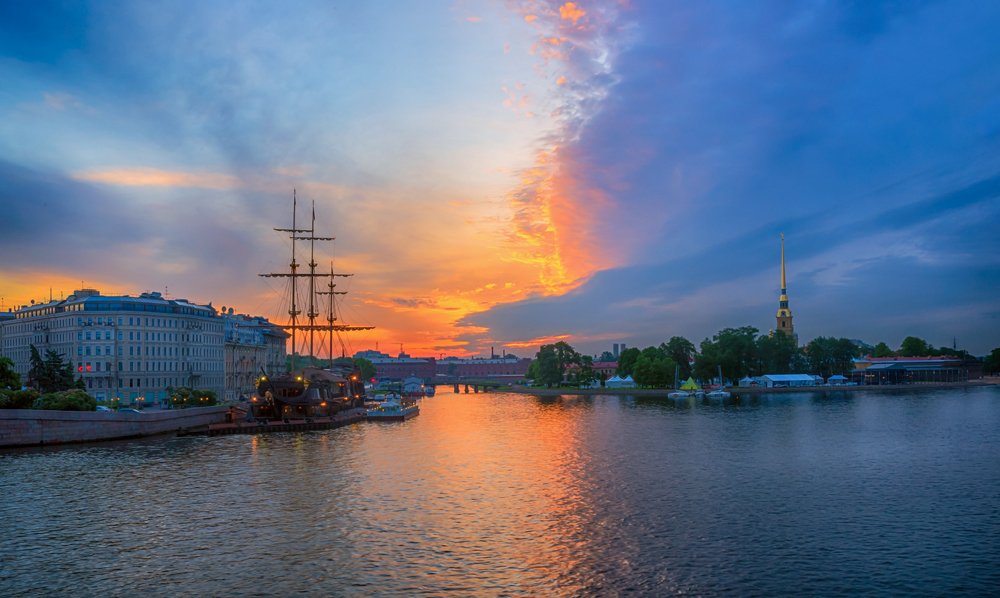 Рассвет в белые ночи