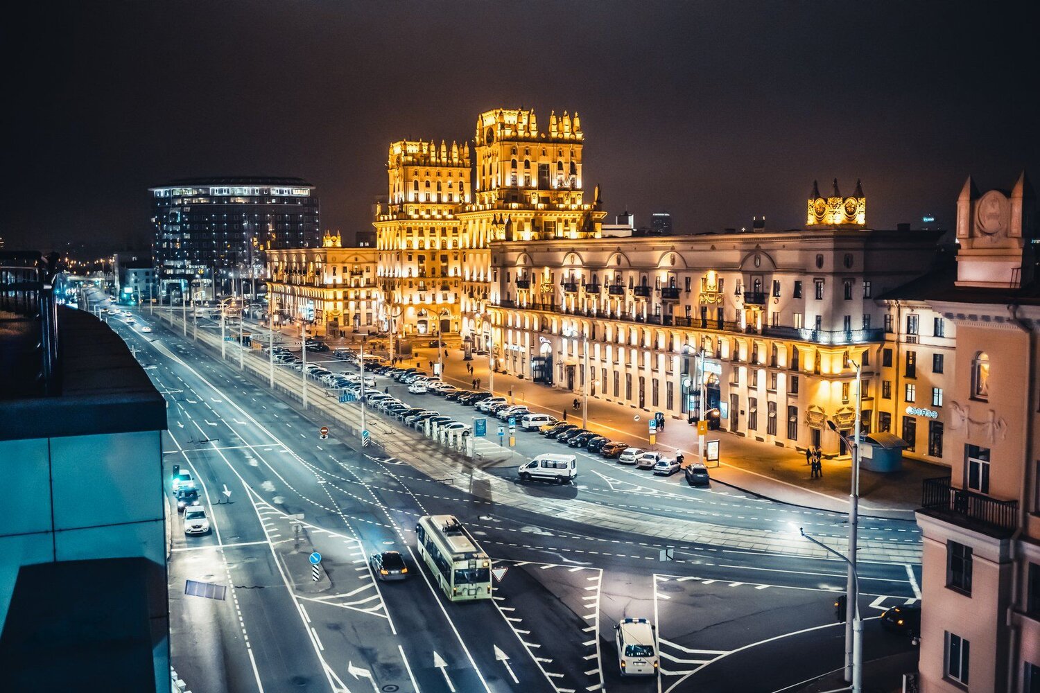 Night city Minsk