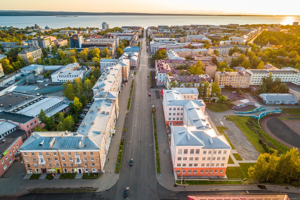 Рассвет в родном городе