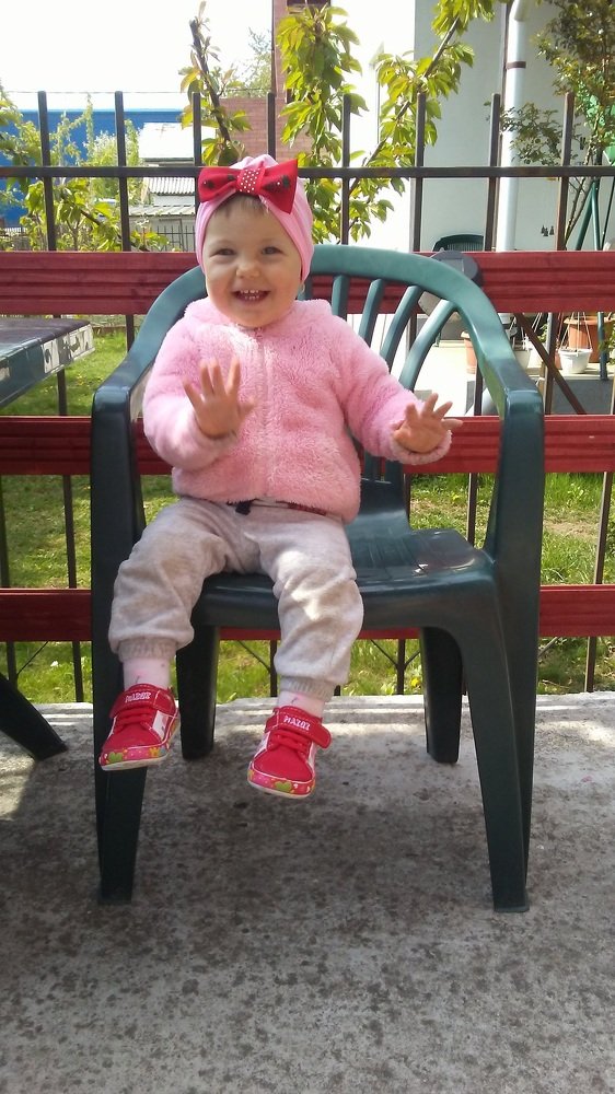 Happy little girl