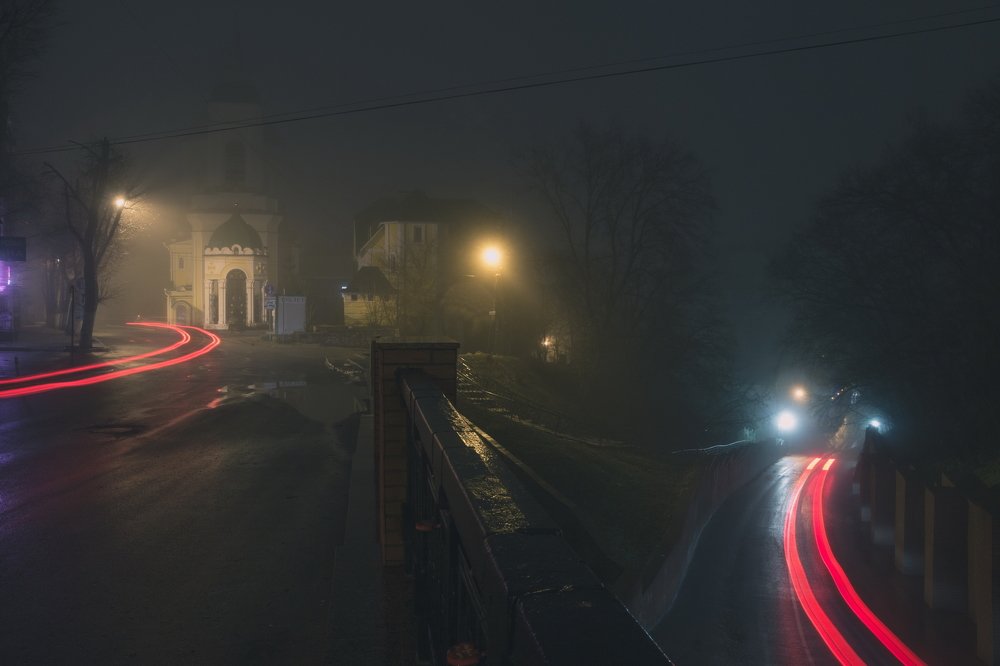 Декабрьский вечер в средней полосе