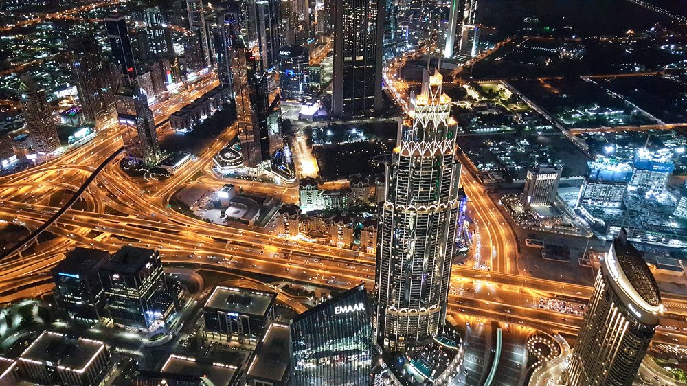 Ночной Дубай