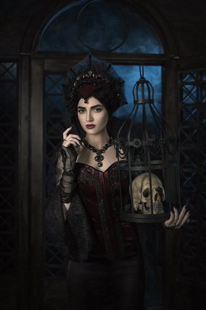 Vanessa and the skull of the alchemist Fraus