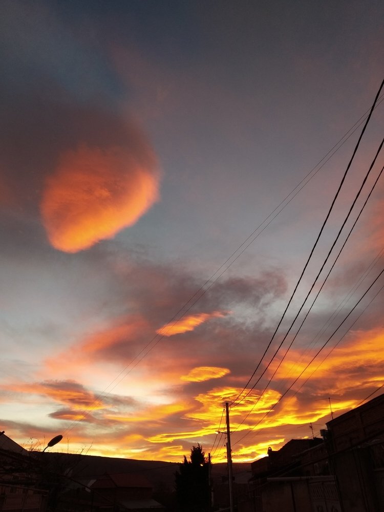 Оранжевый закат