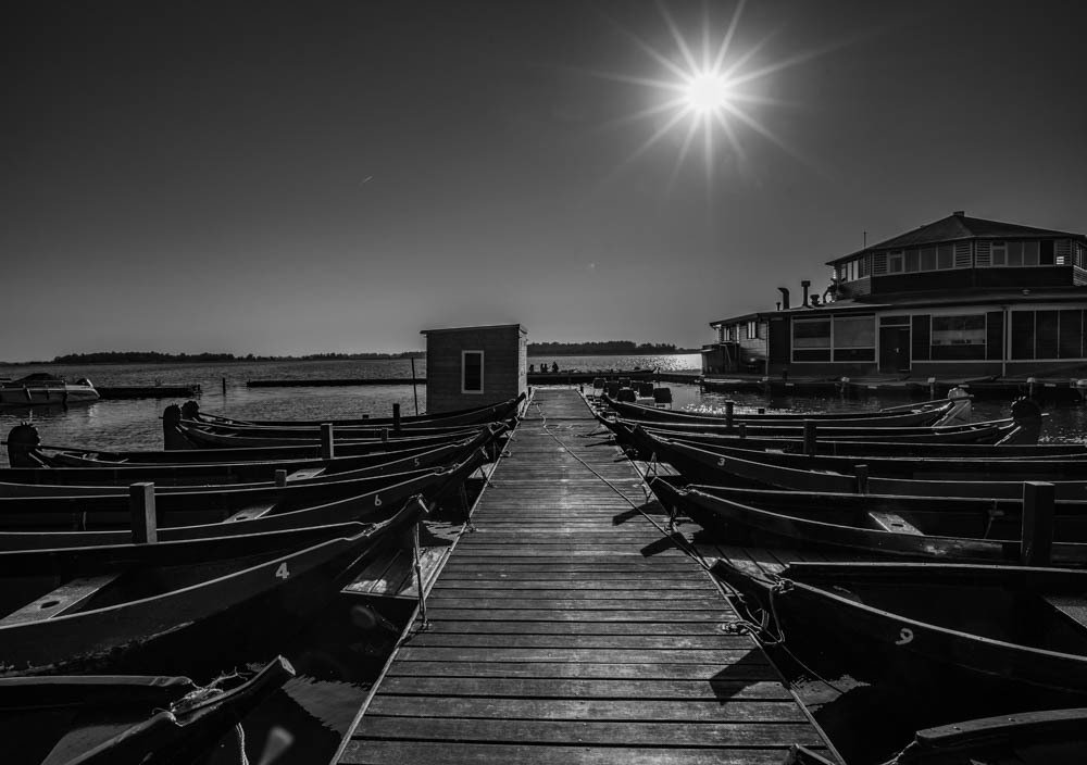 Sunny day at the riverside