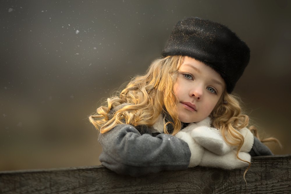 Ретро портрет девочки