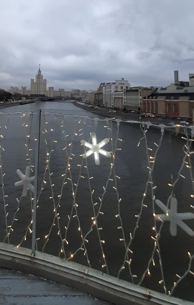 Снежинка. Декабрь в Москве