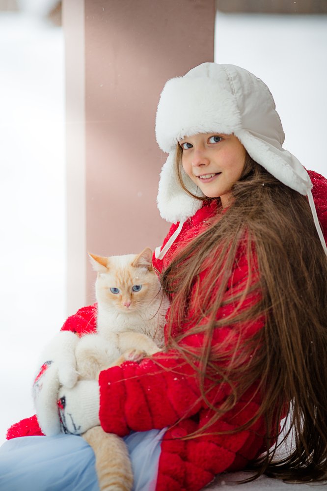 Василиса с кисой