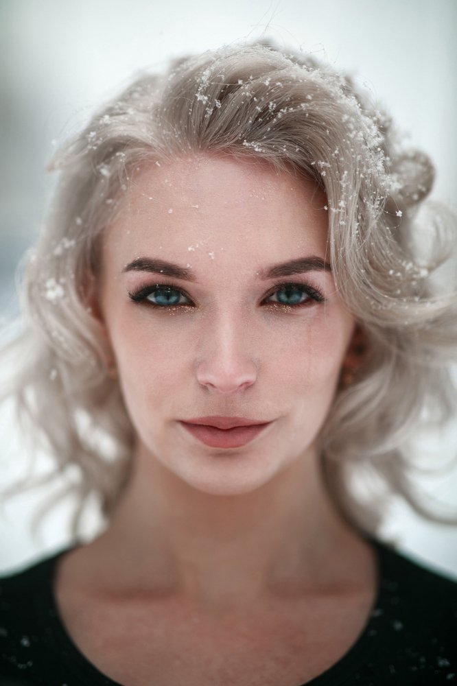 Алёна и дыхание питерской зимы