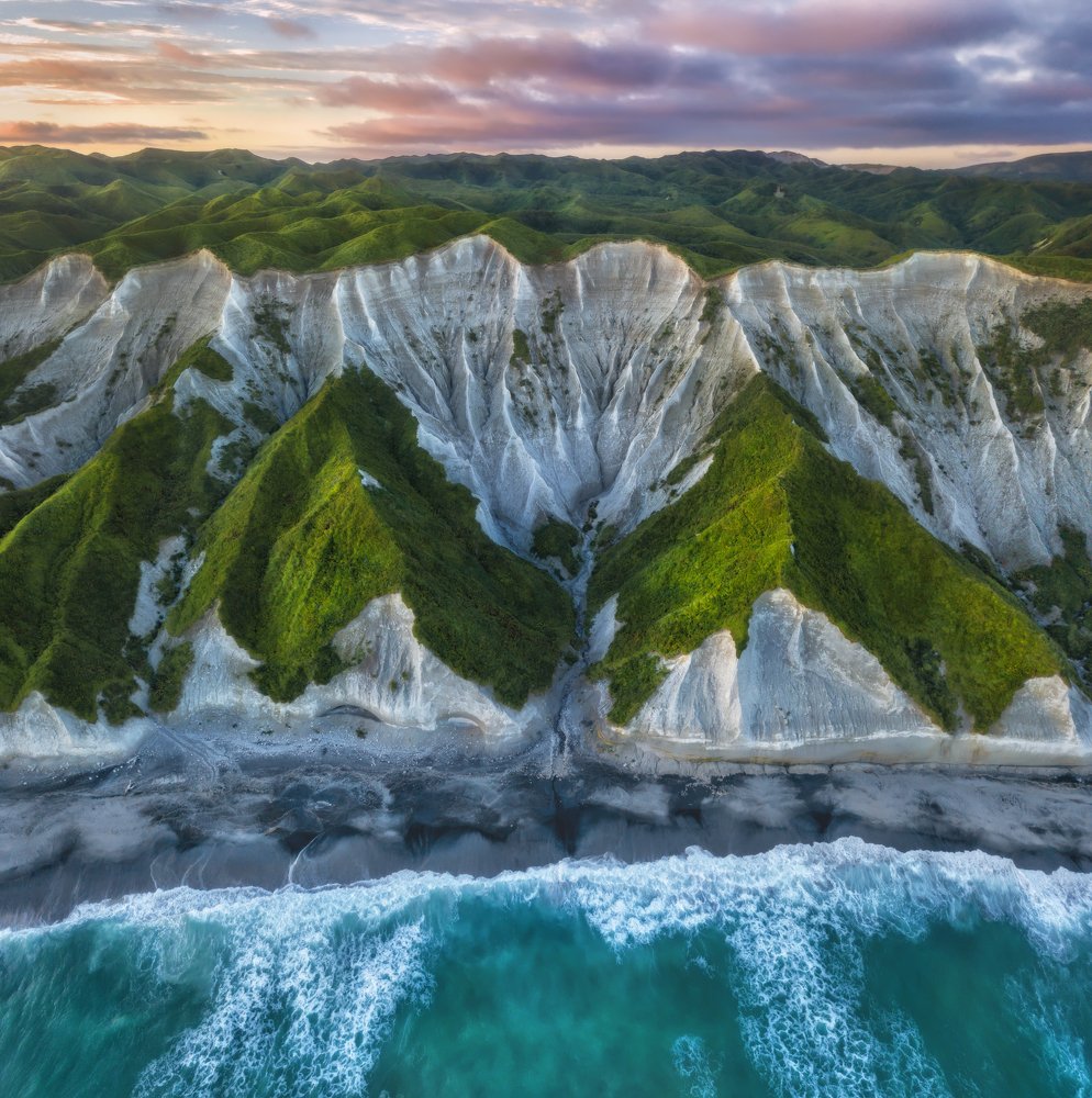 Итуруп. Белые скалы.