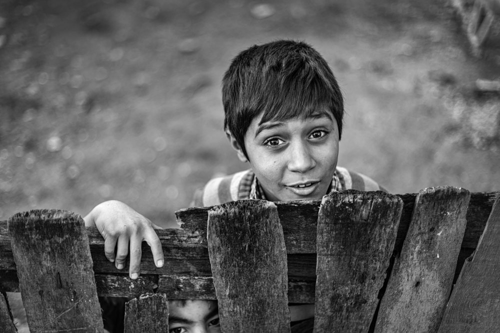 Looking from barrier