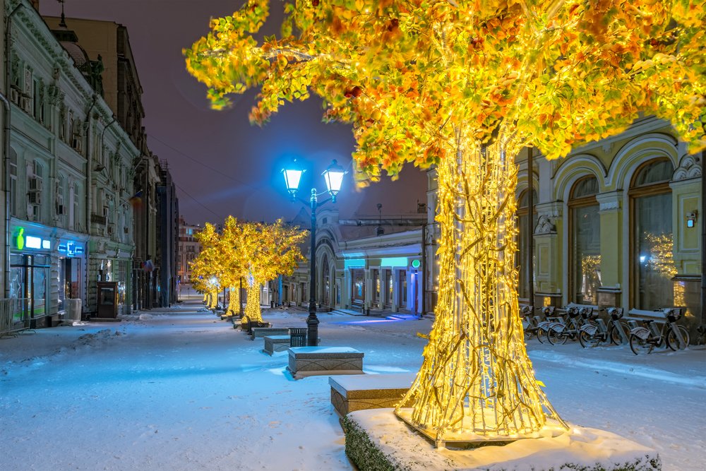 Кузнецкий мост ночью