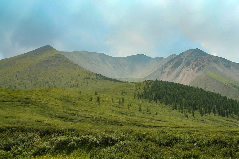 Потухший вулкан