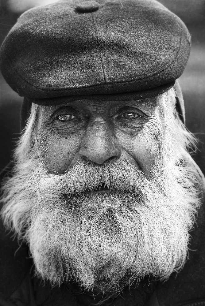 A homeless man in Saint Petersburg.