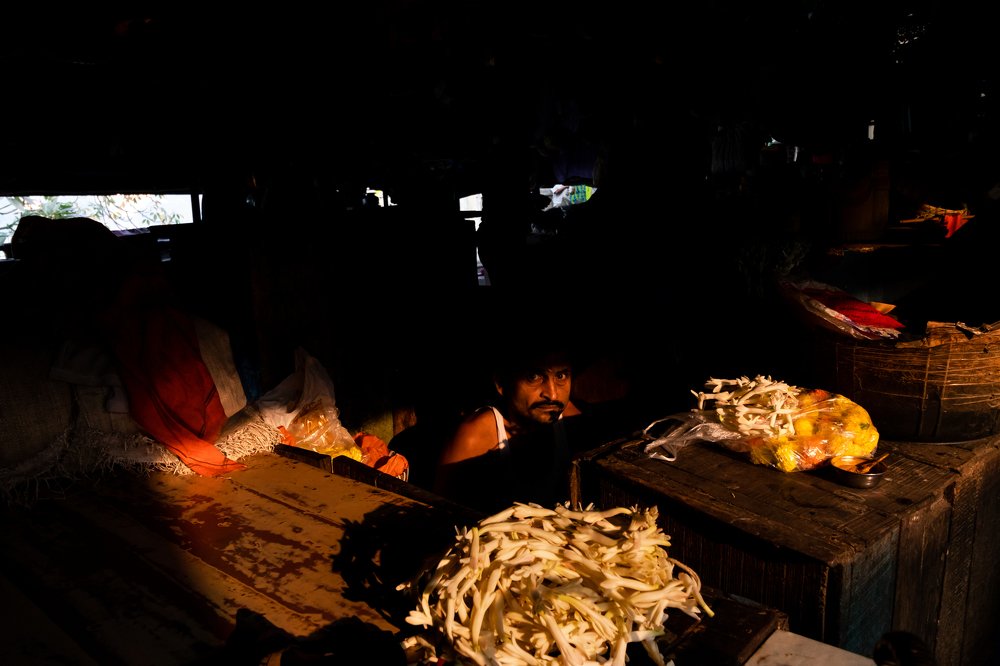 A priest with flower