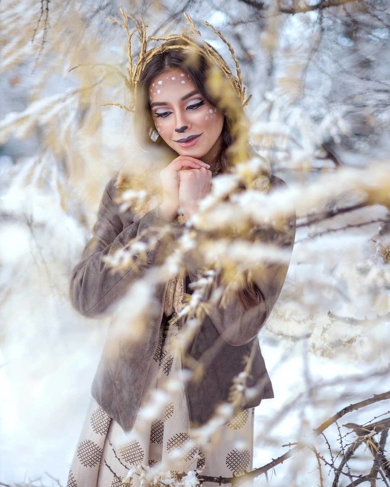 Moment between the autumn and winter