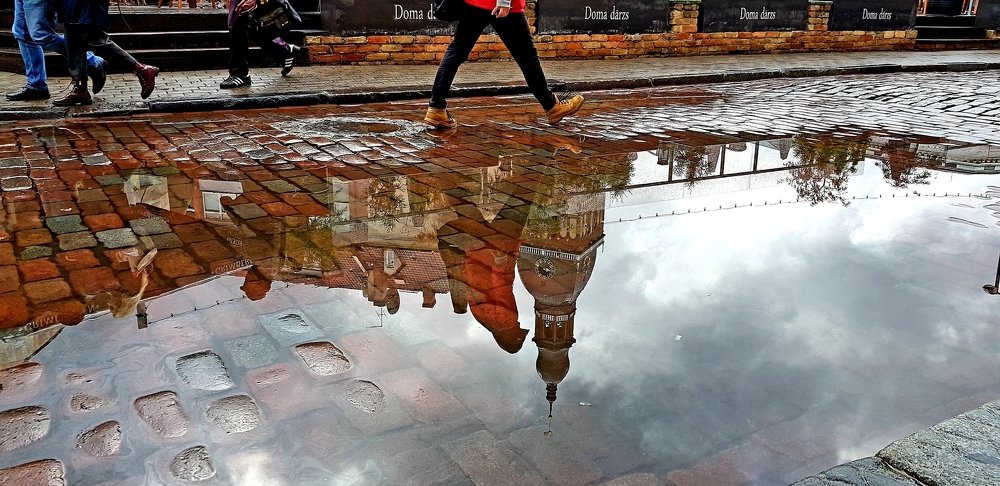 После дождя в Риге.