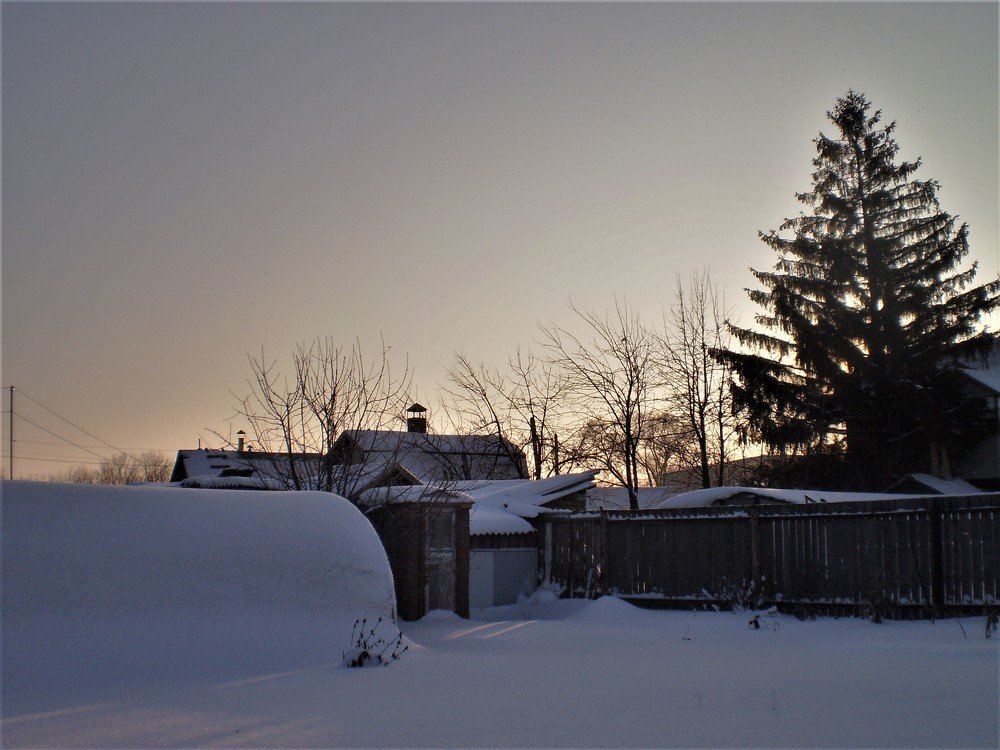 Зимнее утро.