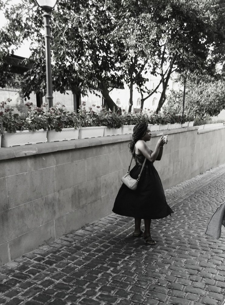 На прогулке