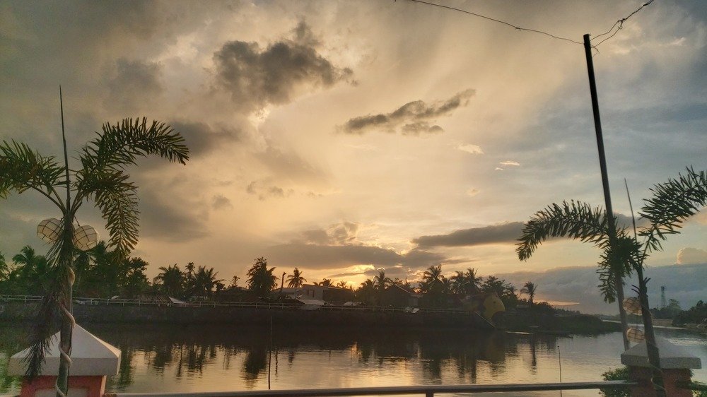 Sunset at the boulevard