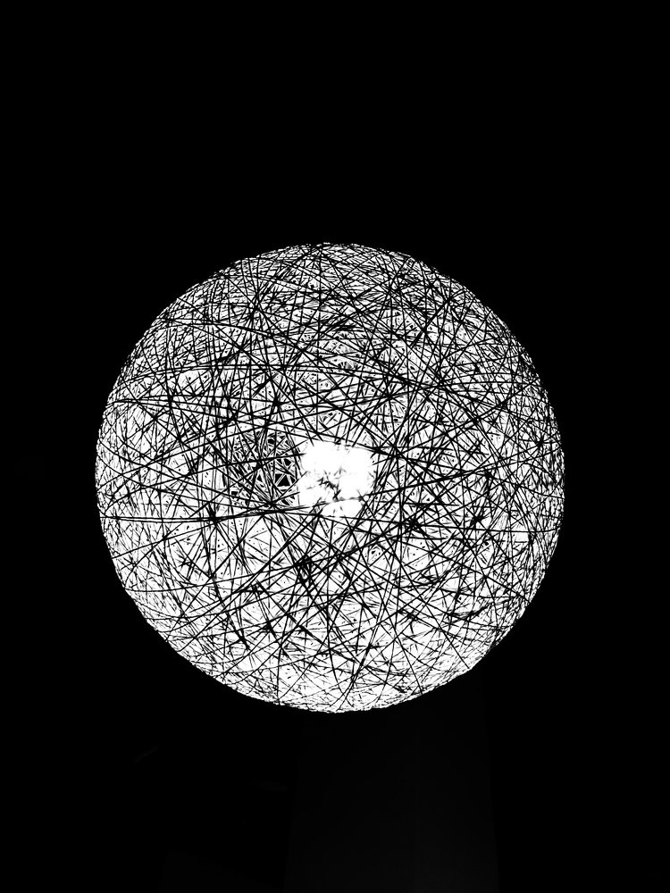 Wool String Light Ball