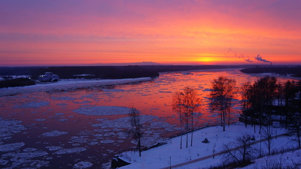 Рассвет на Вятке