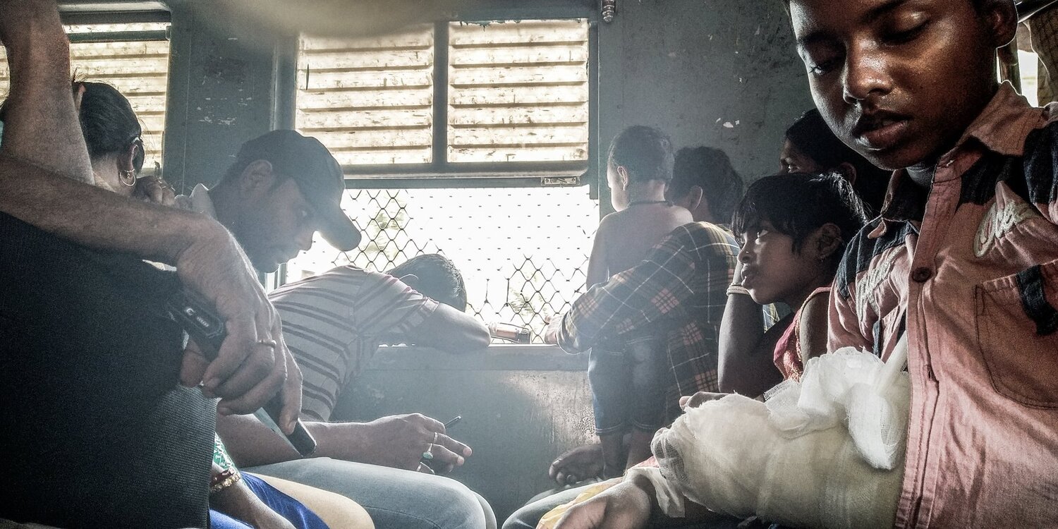 Life in a local train
