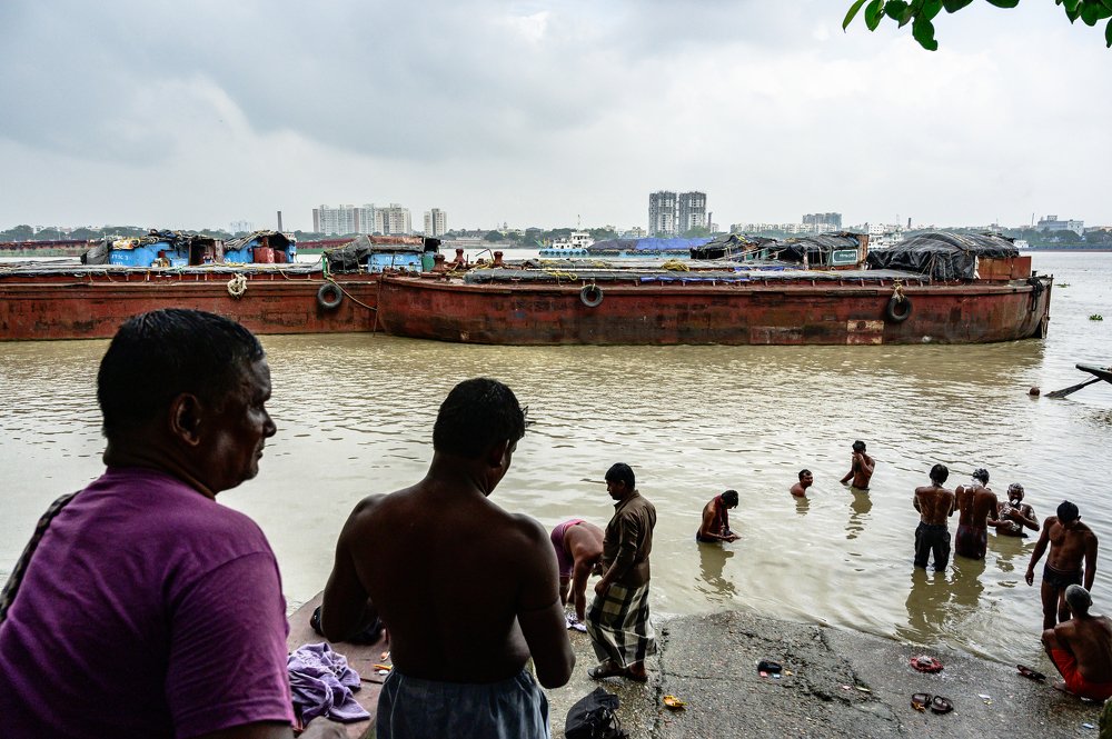 Rising of old capital and the river