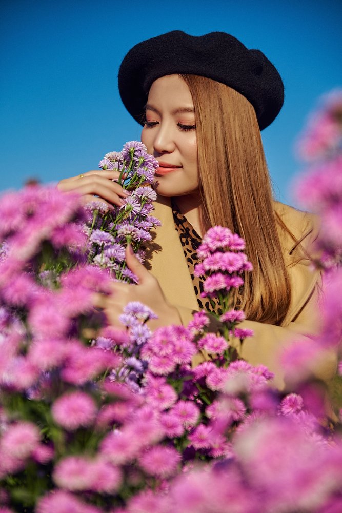 In the field of flowers