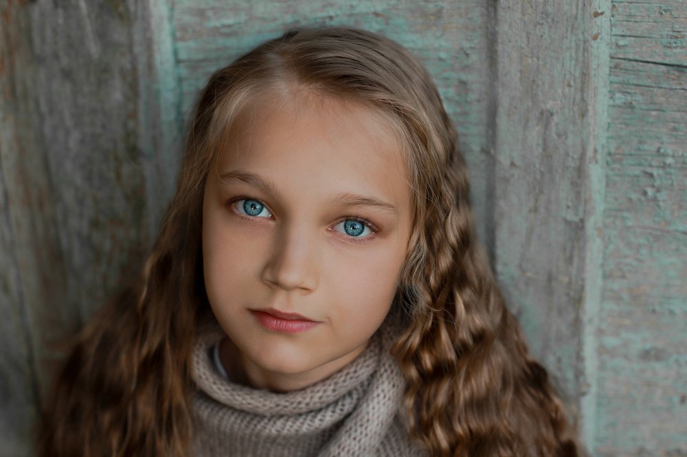 Девочка с необычной красотой