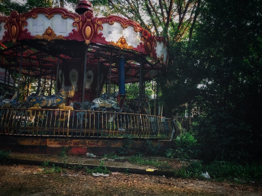 Yangon Zoological Garden old play ground