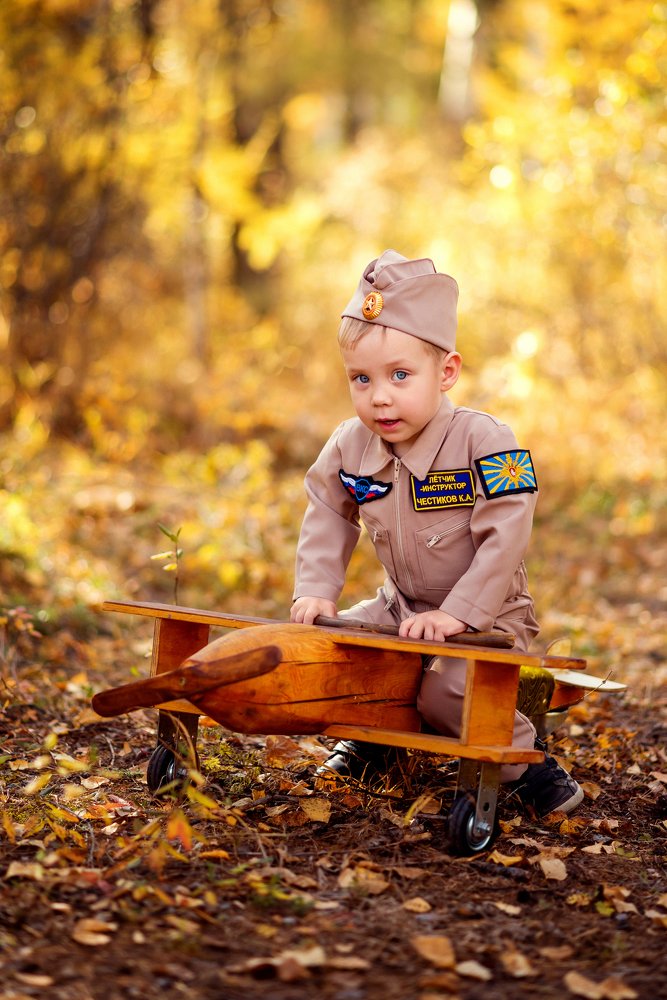 Юный летчик