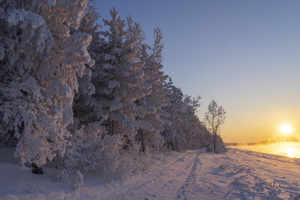 Зимний Енисей