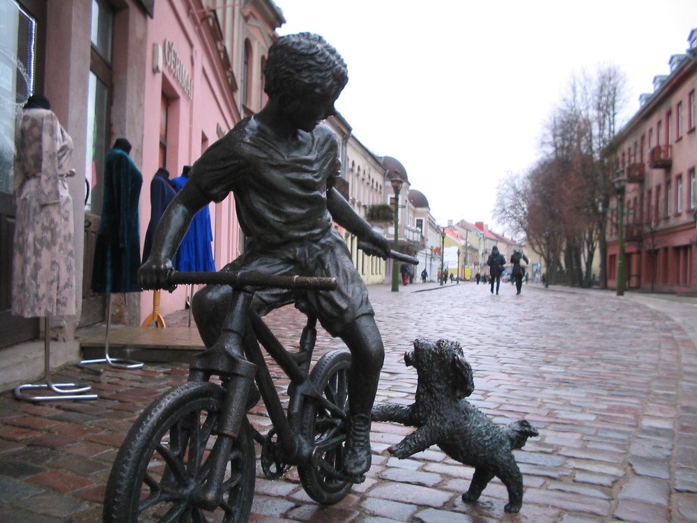 Street view in the Kaunas Old City