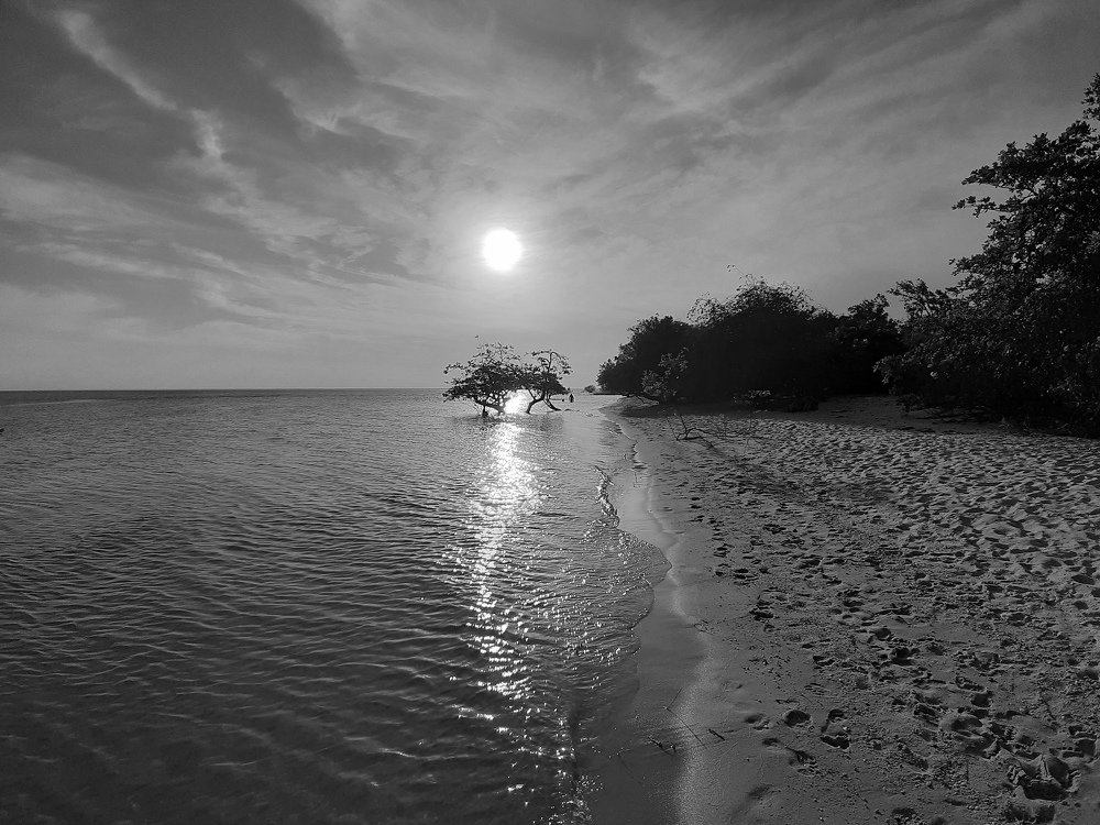 Sunset on Love Island