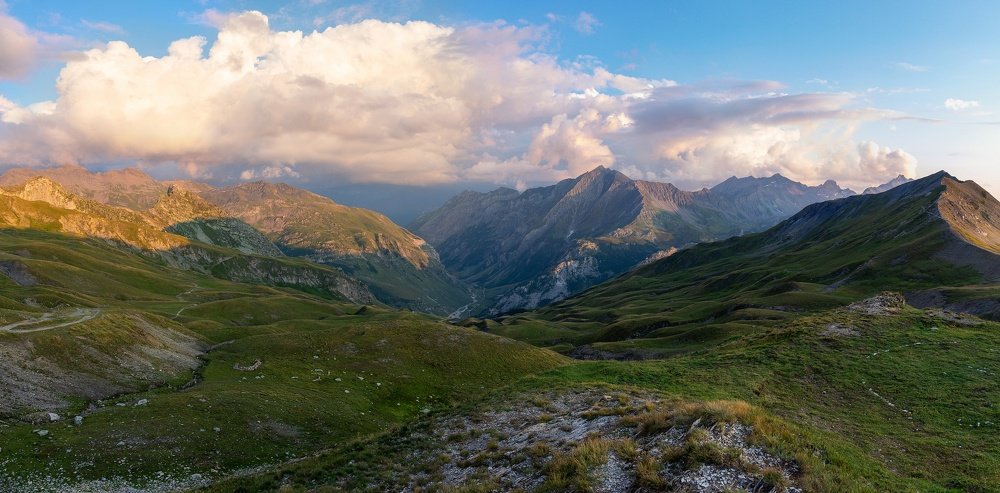 Утро в французских Альпах