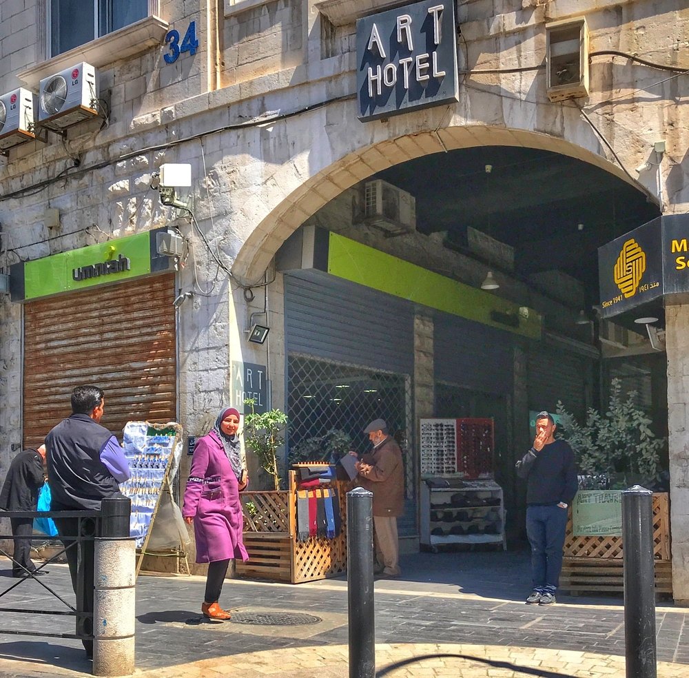 walking , buying , and watching people in street