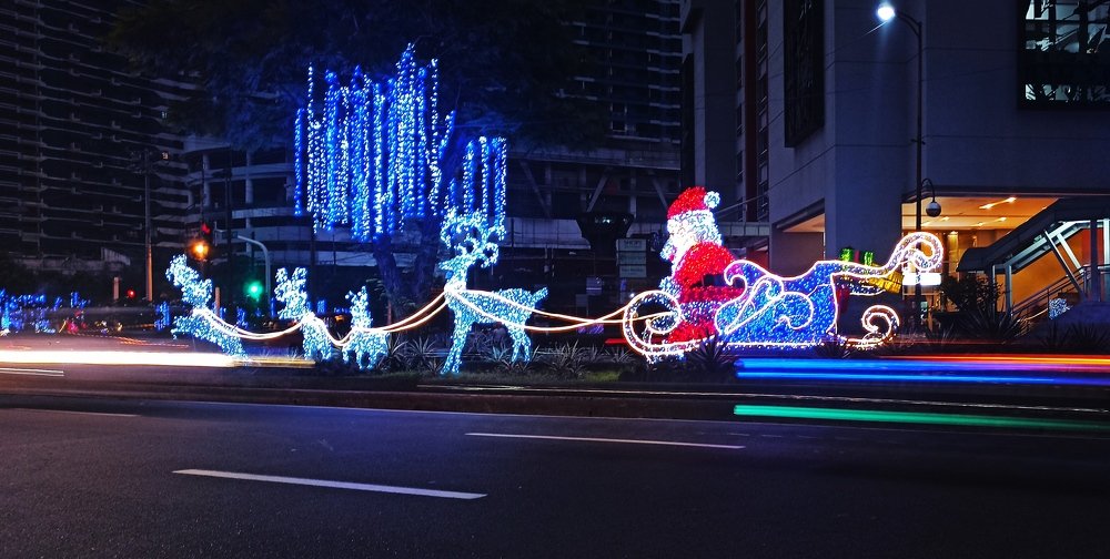Santa is over speeding in town