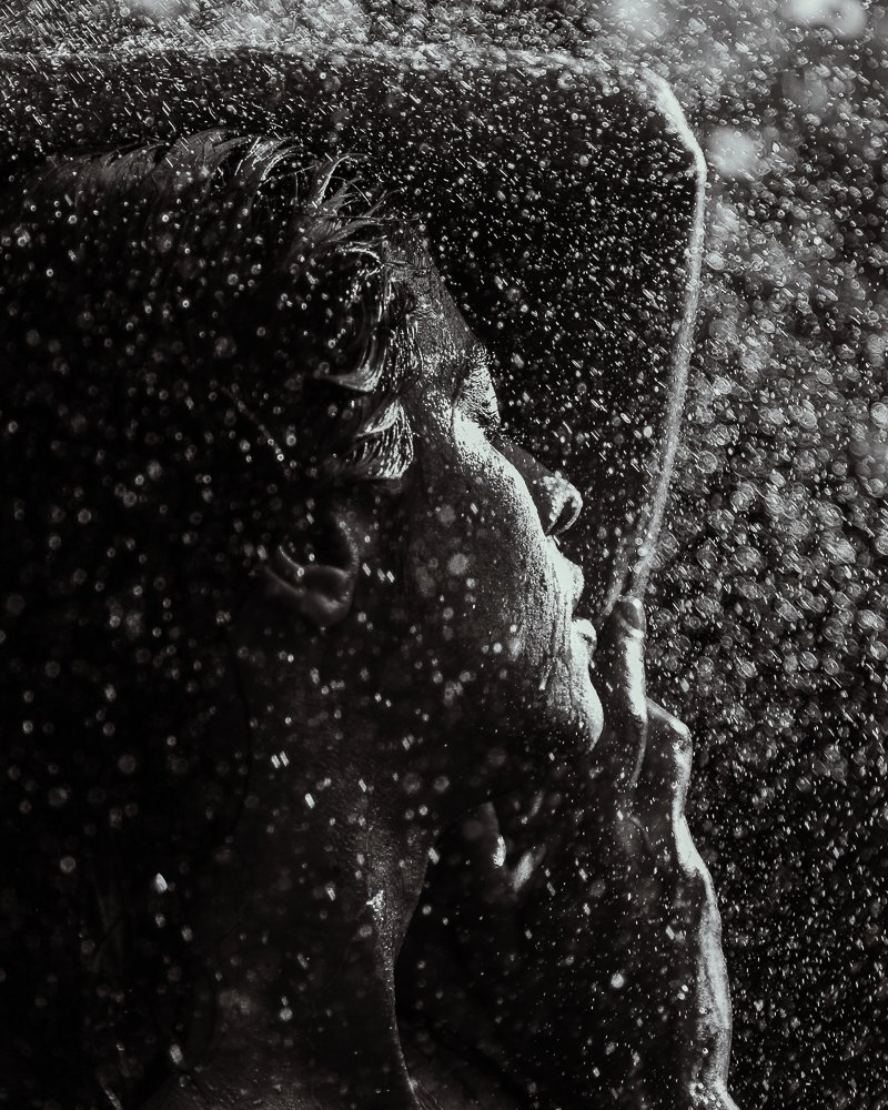 My girl in Black and White