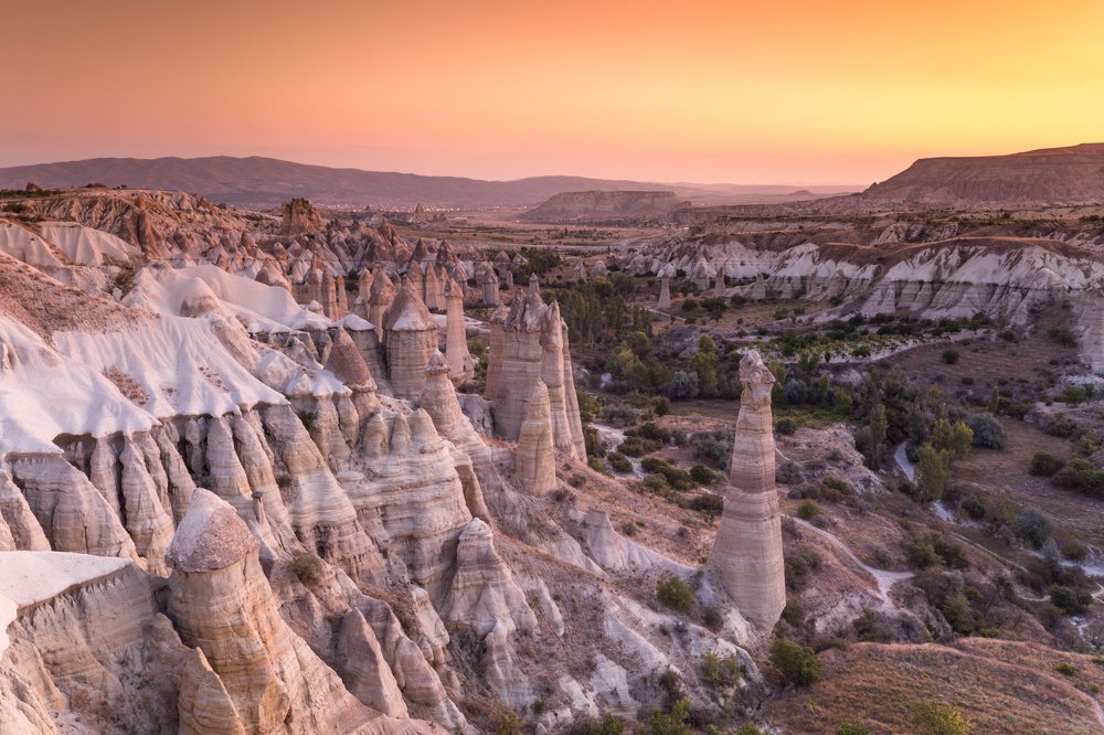 Sunrise over the valley