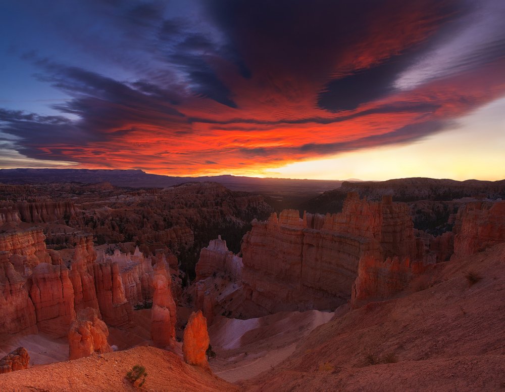 Sunrise in Bryce Canyon