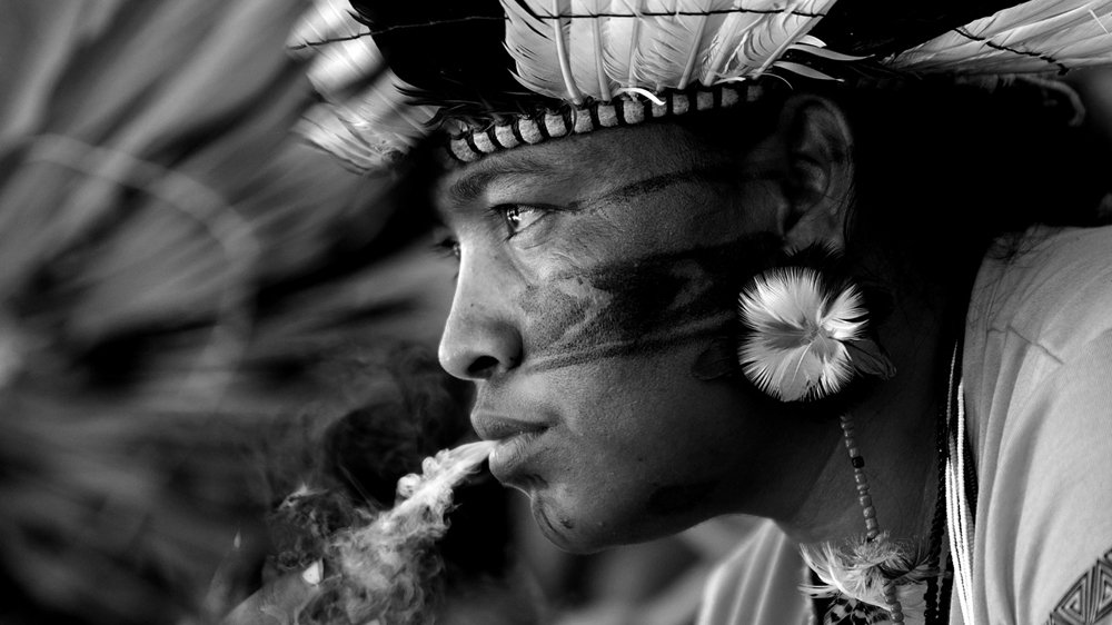 First march of indigenous women.