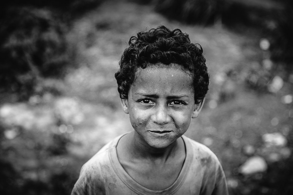 Hungry children in Brazil