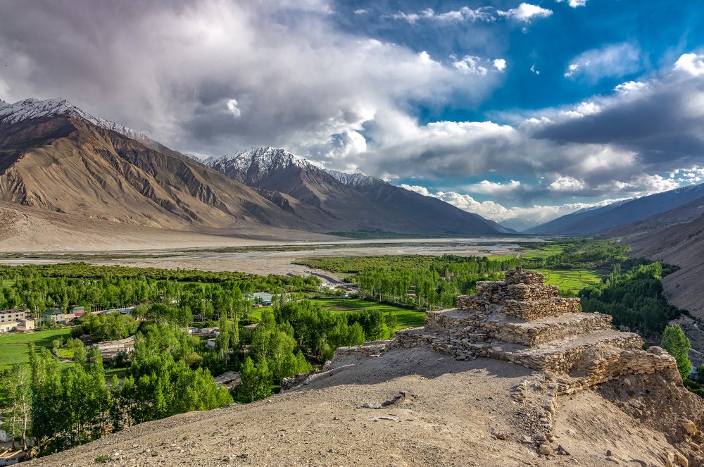 Остатки буддийского монастыря