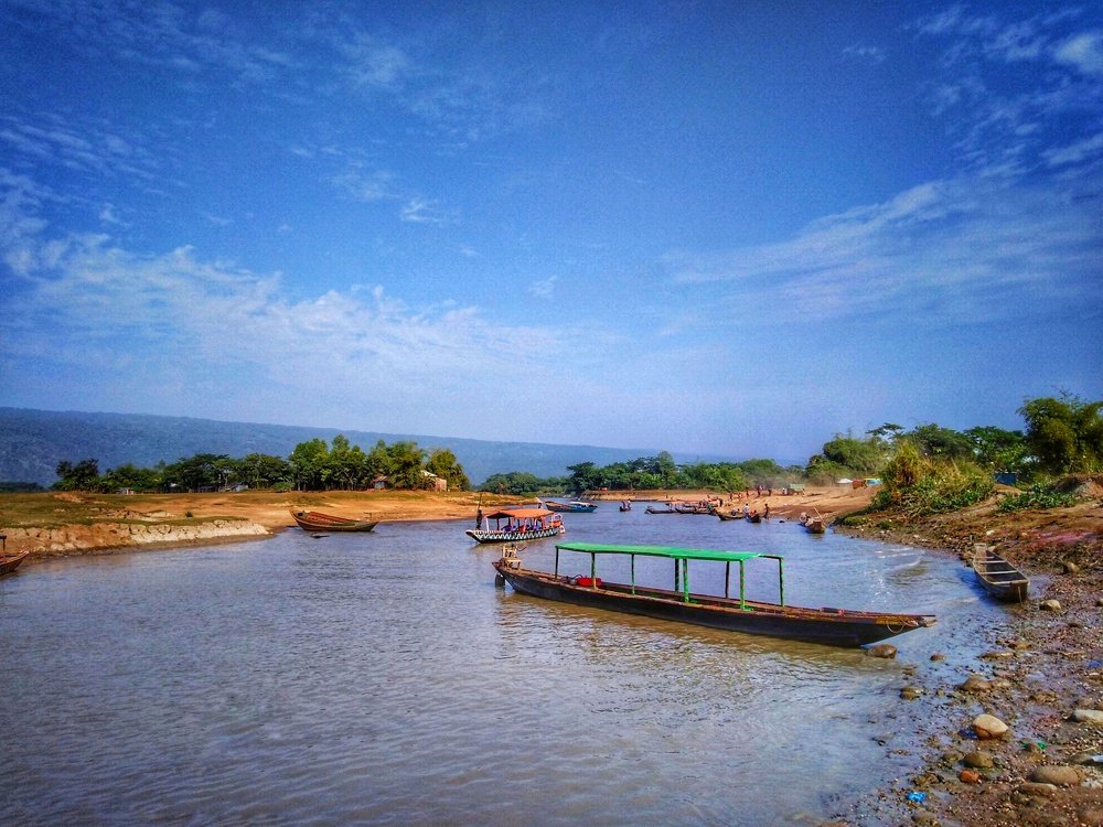 Beauty of river bank.