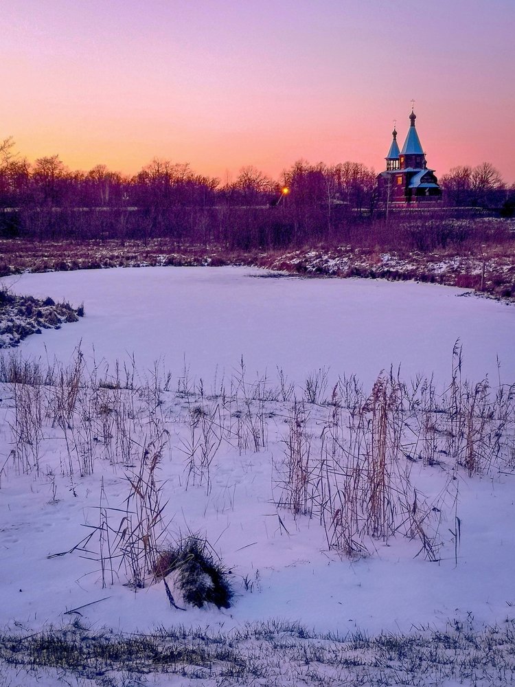 Первый закат в Новом 2020 году.