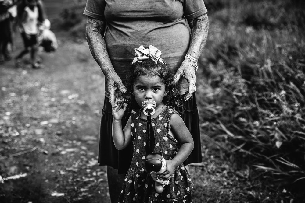 Hungry children in Brazil