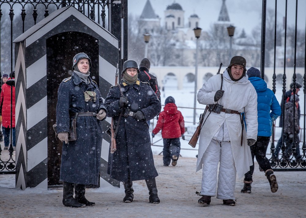 Немцы в городе